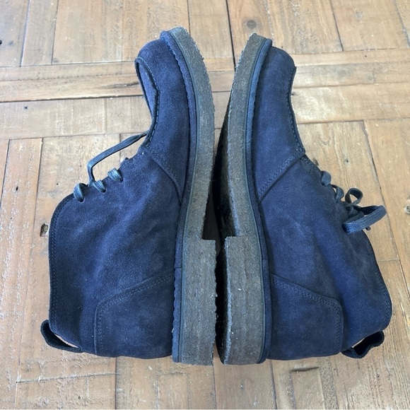 Vince Suede Chukka Boots Men’s 8.5 Blue Ankle Lace Up Preppy Casual Leather main image 6